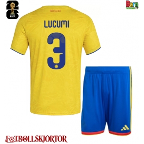 Colombia Jhon Lucumi #3 Hemmakläder Barn VM 2026 Kortärmad (+ Korta byxor)